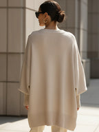 Mona | Cozy Oversized Knit Poncho Sweater