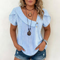 Susaine |  Casual Striped Blouse