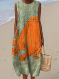 Marlene | Comfortable Printed Loose Fit Maxi Dress