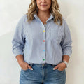 Elizabeth | Casual Striped Shirt