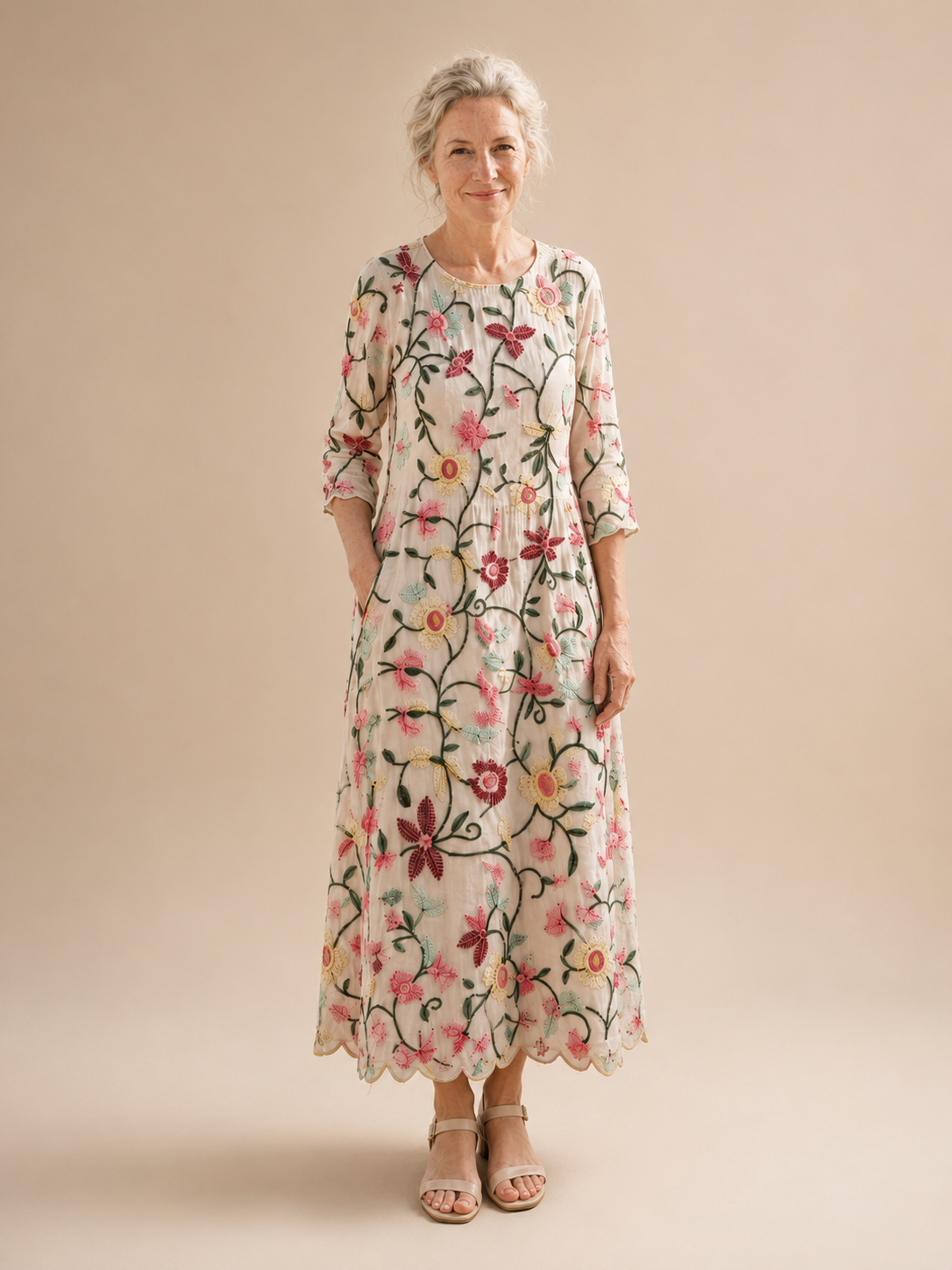 Miley | Elegant Floral Dress
