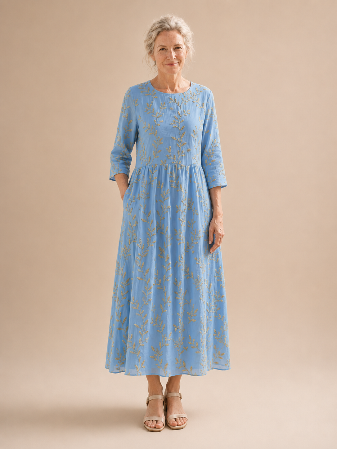Fiona | Elegant Floral Dress