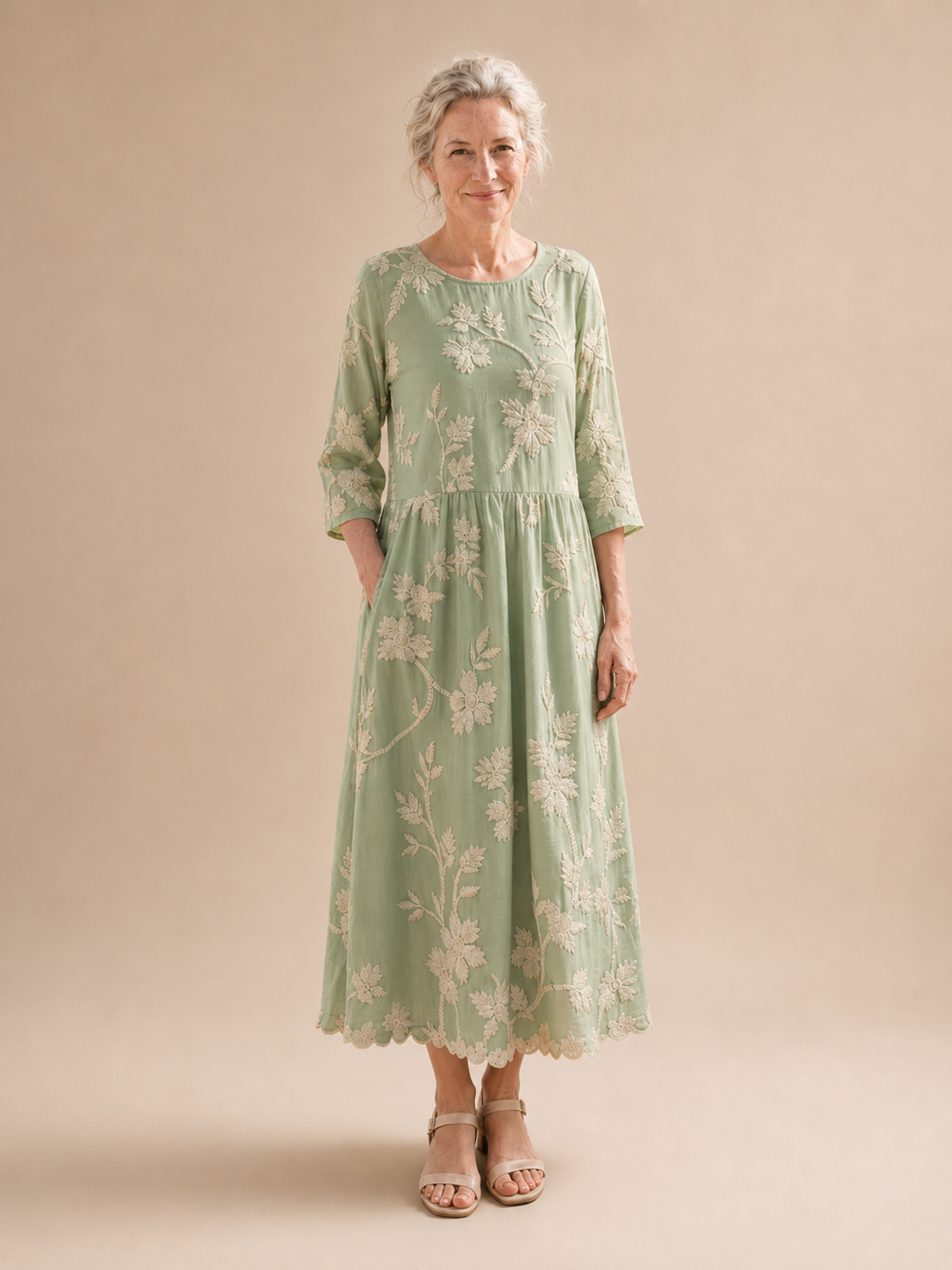 Patience | Elegant Floral Dress