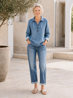 Riley | Stylish Collar Top