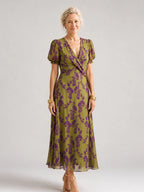 Relaxed Floral Midi Dress