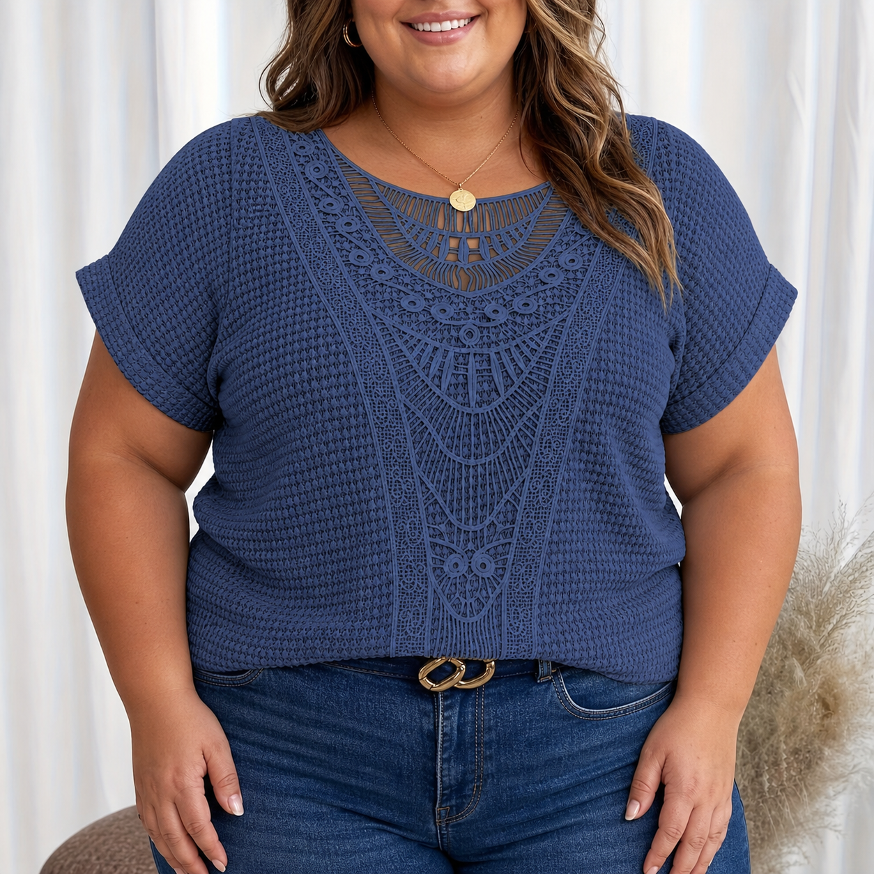 Piper | Detailed Knitted Top