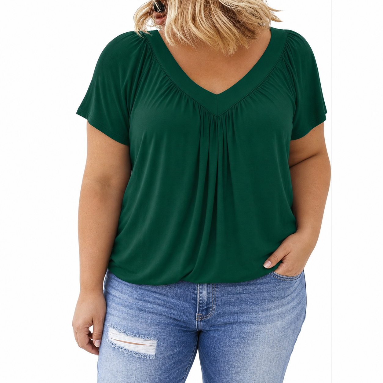 KENNEDY | Casual V-Neck Top
