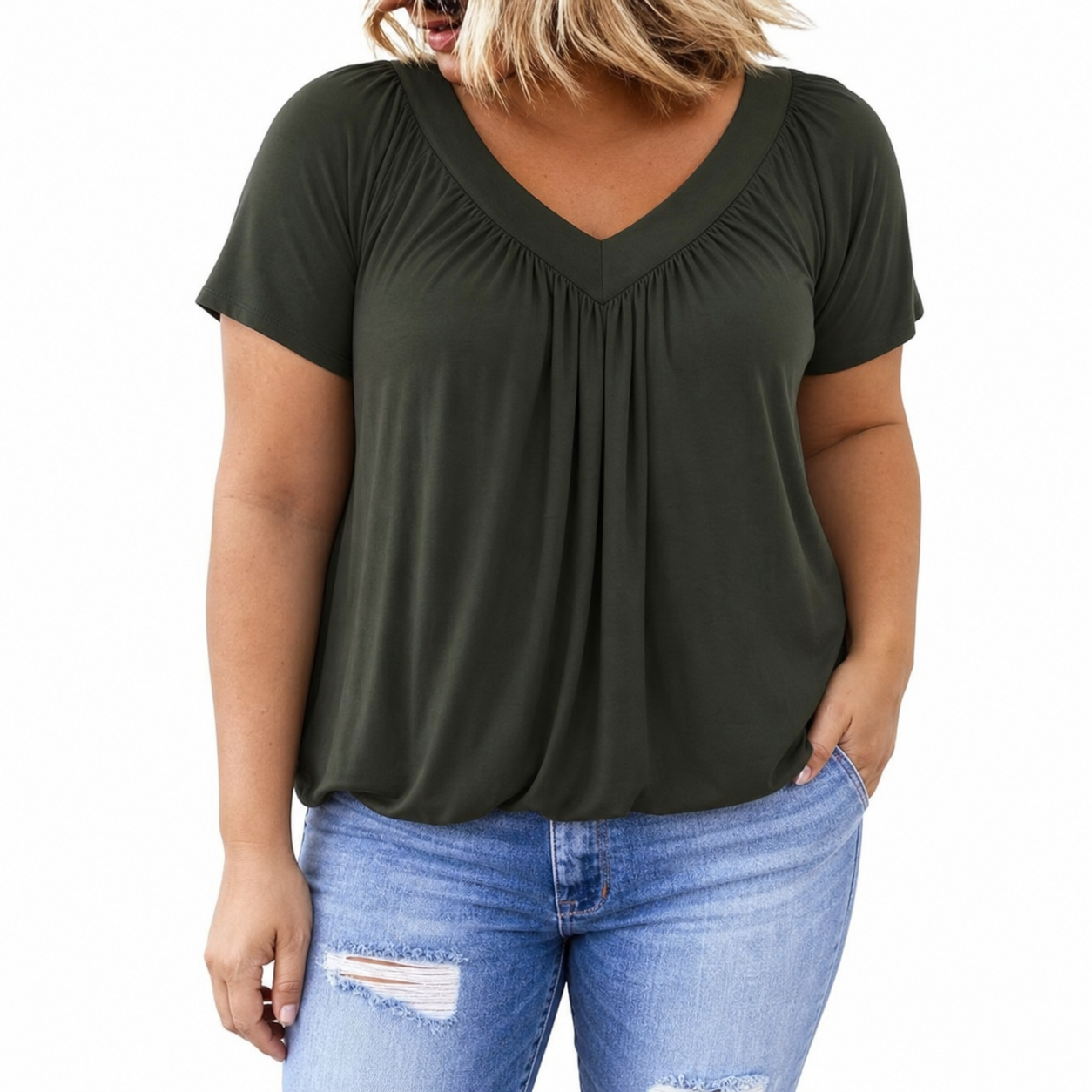 KENNEDY | Casual V-Neck Top