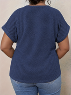 Violet | Detailed Knitted Top