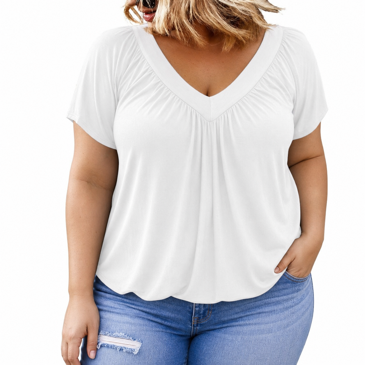 KENNEDY | Casual V-Neck Top