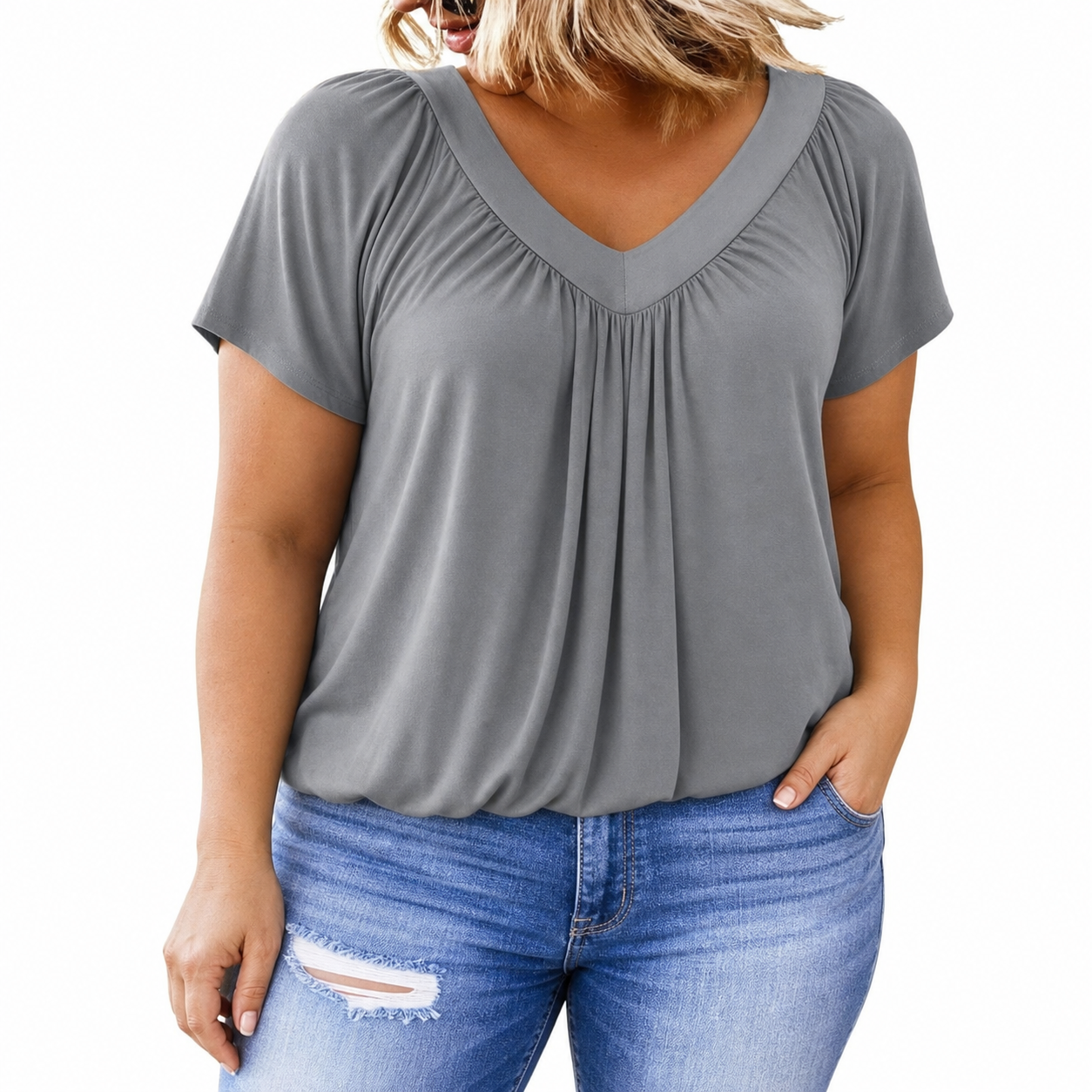 KENNEDY | Casual V-Neck Top