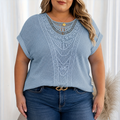 Violet | Detailed Knitted Top