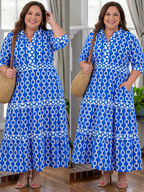HAZEL | Chain Link Midi Dress