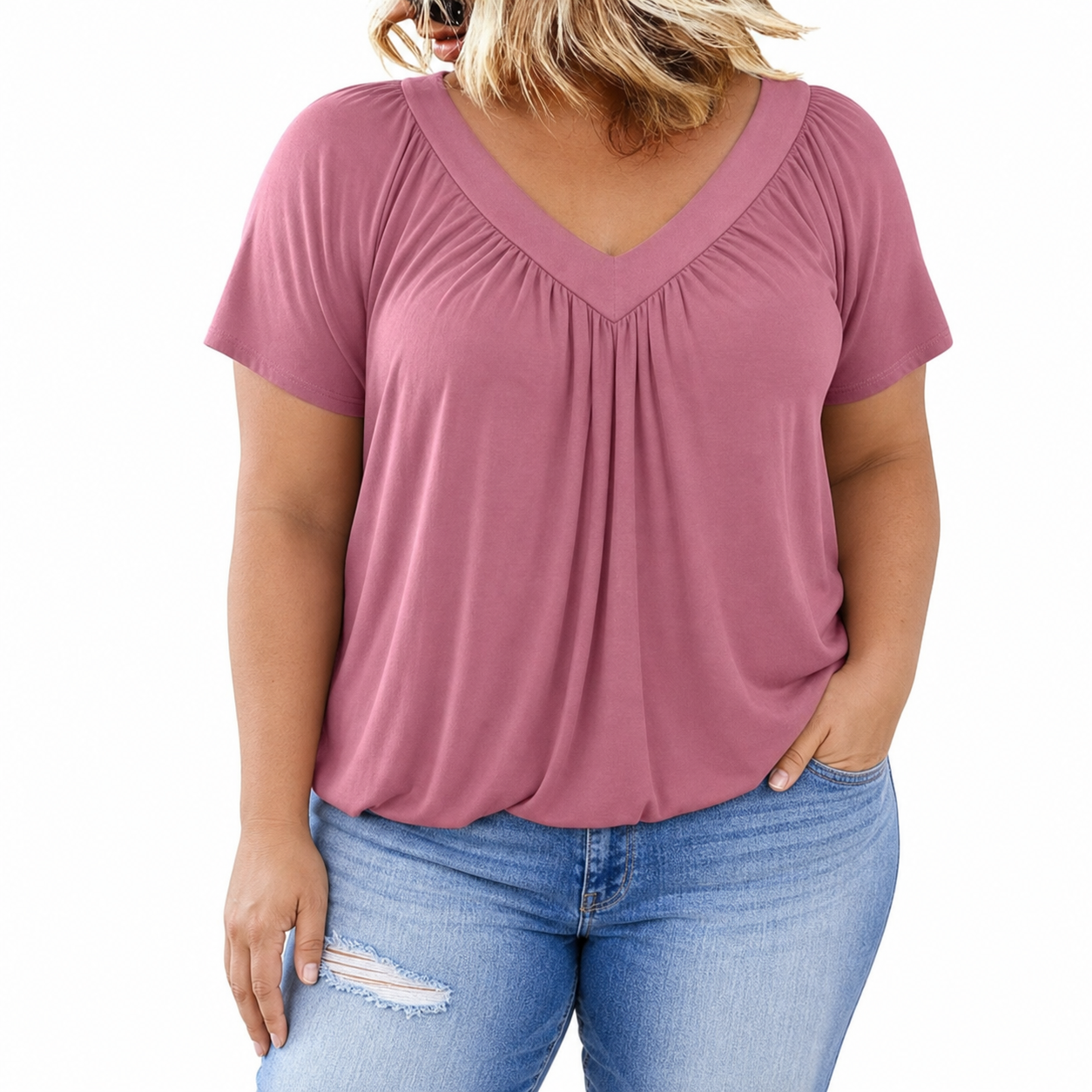 KENNEDY | Casual V-Neck Top