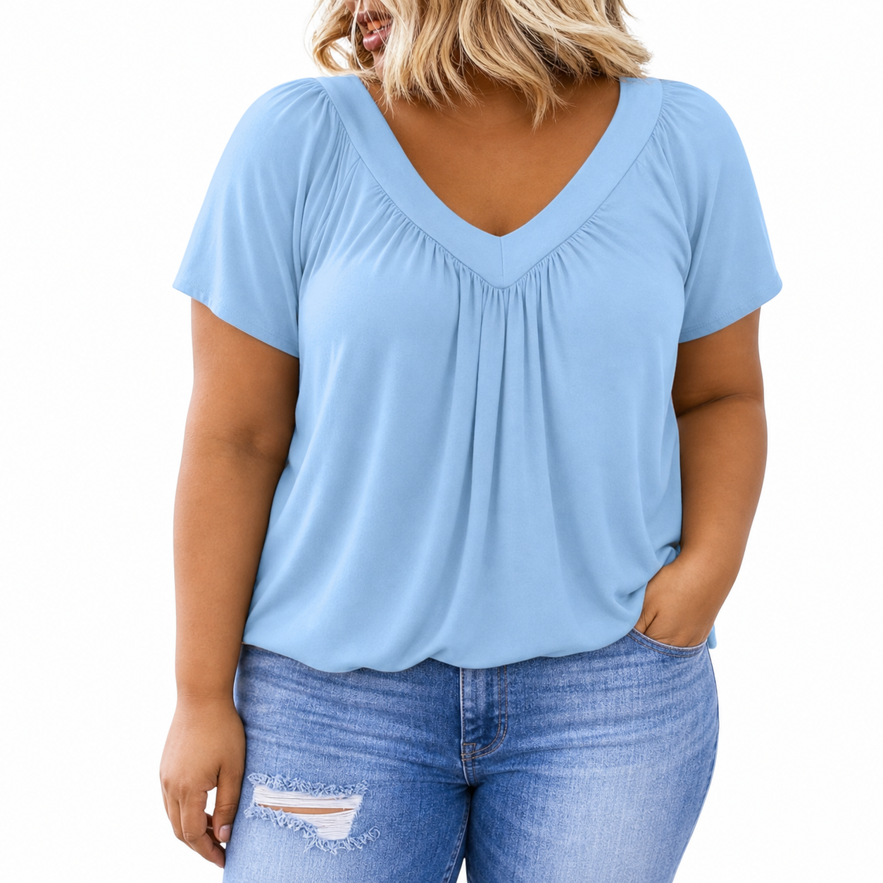 KENNEDY | Casual V-Neck Top