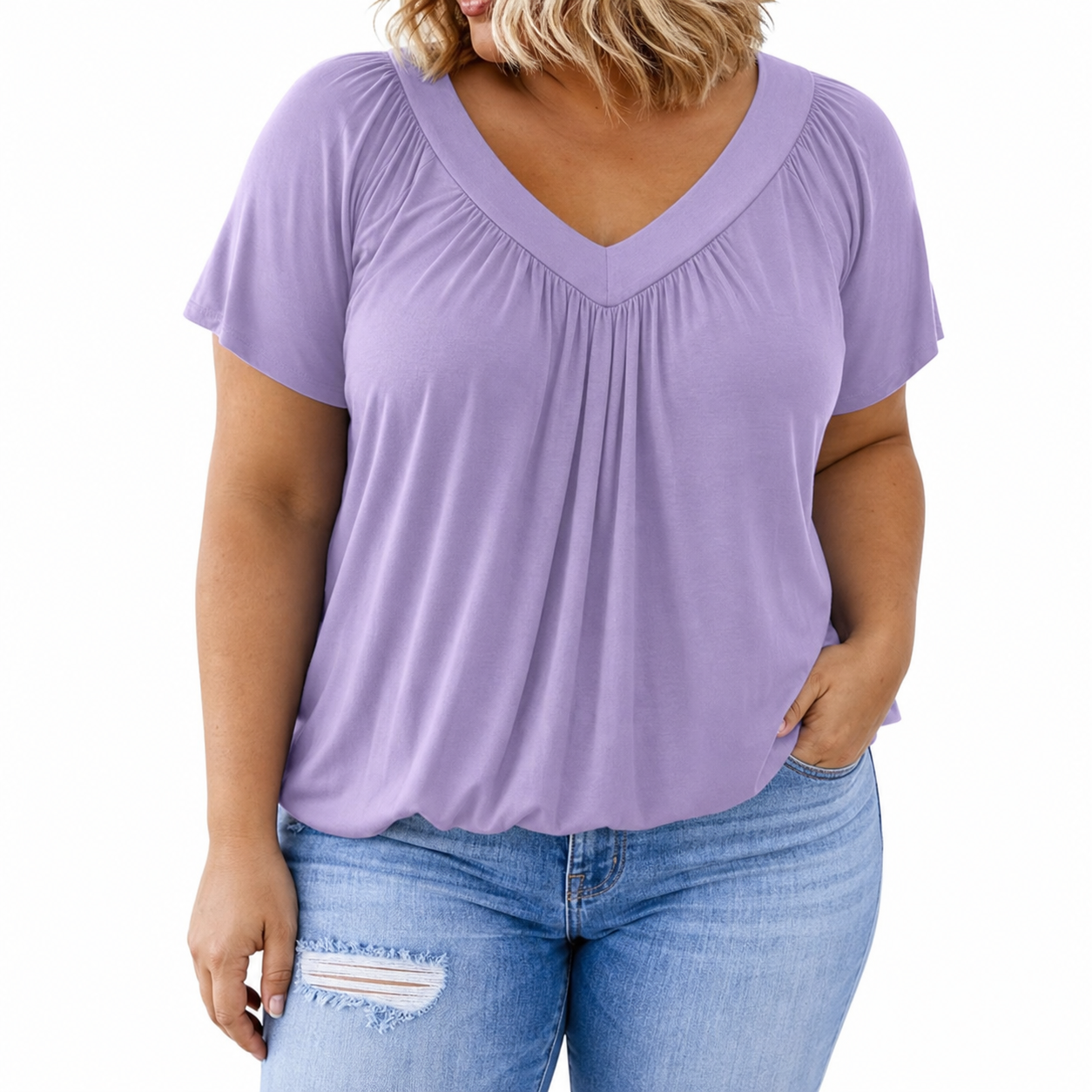 KENNEDY | Casual V-Neck Top