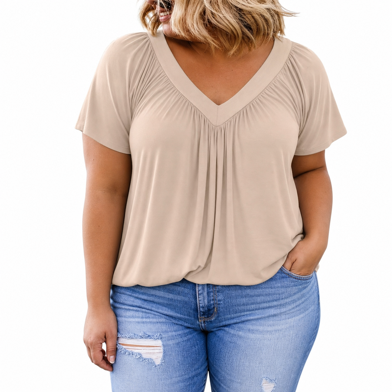 KENNEDY | Casual V-Neck Top