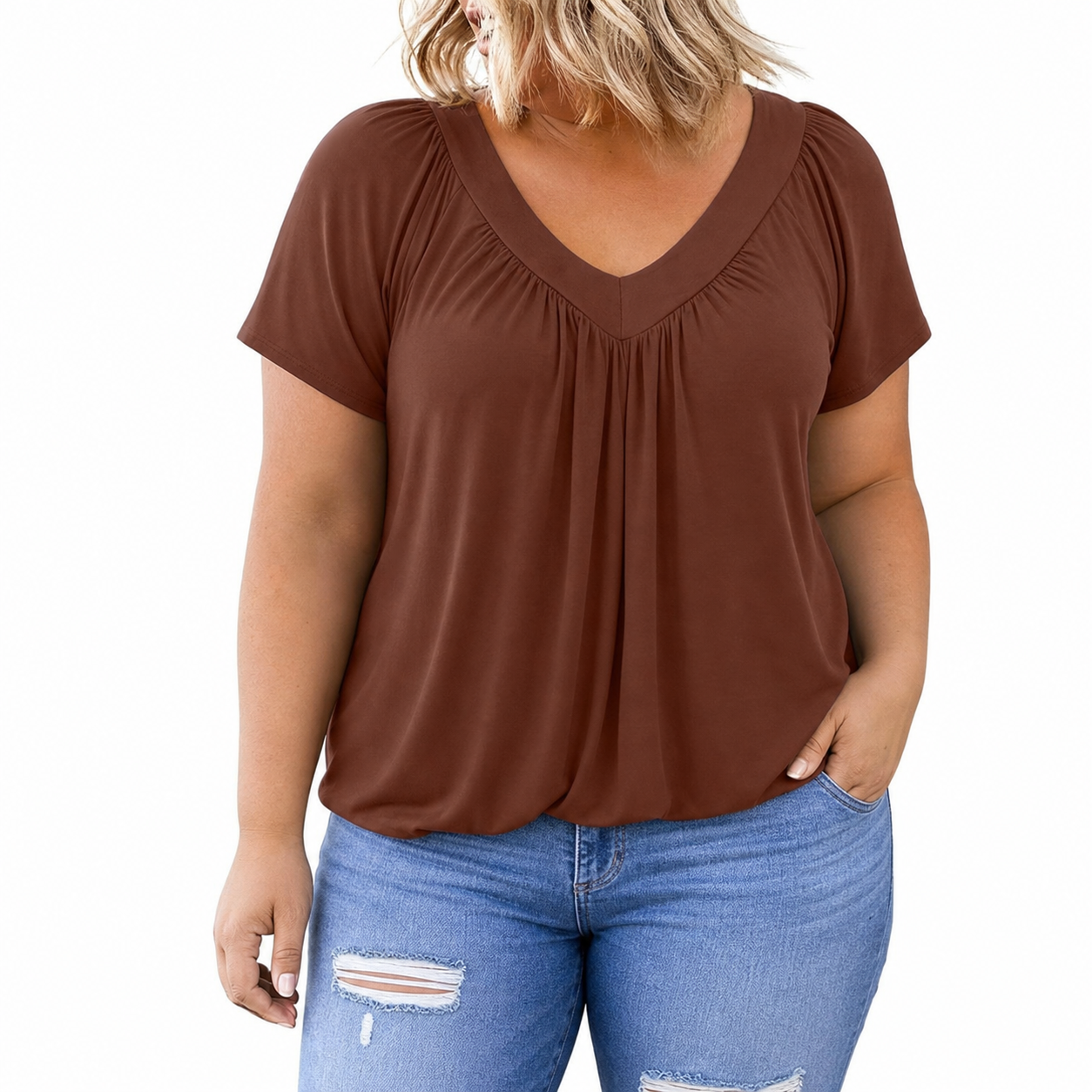 KENNEDY | Casual V-Neck Top