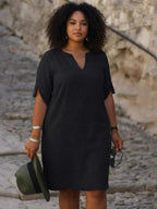 Coraline - Relaxed V-Neck Dress